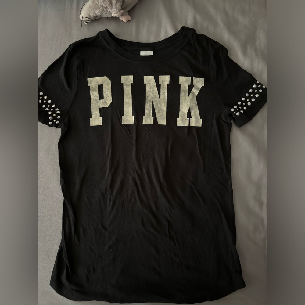 PINK Victoria's Secret Black Tee
